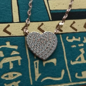 Vermeil heart  necklace